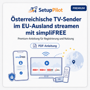 &Ouml;sterreichische TV-Sender im EU-Ausland streamen &ndash; simpliFREE Schritt f&uuml;r Schritt einrichten
