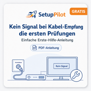 Kein Signal bei Kabel-Empfang &ndash; die ersten Pr&uuml;fungen