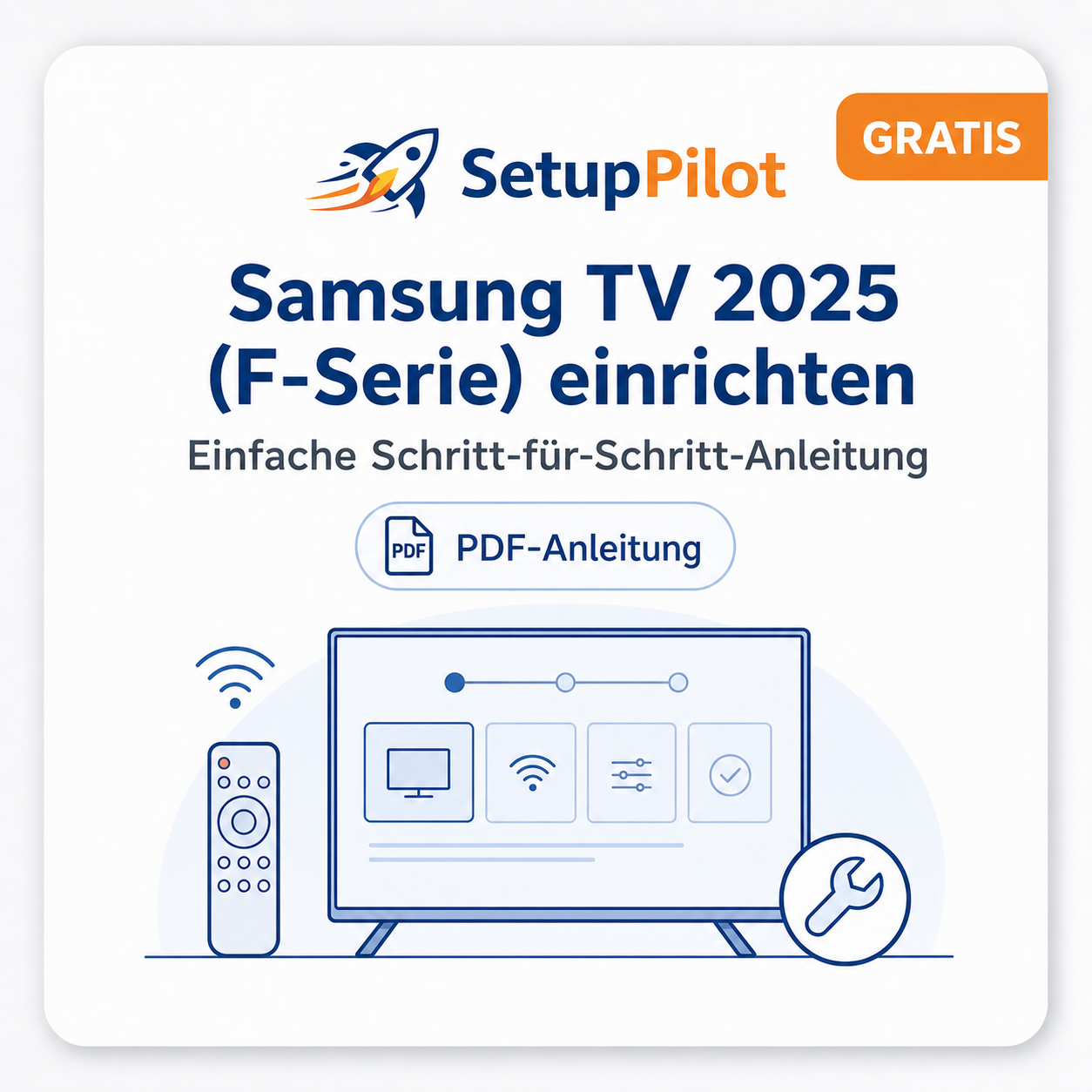 Samsung 2025 ( Serie F) TV einrichten