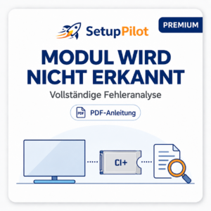Modul wird nicht erkannt &ndash; vollst&auml;ndige Fehleranalyse